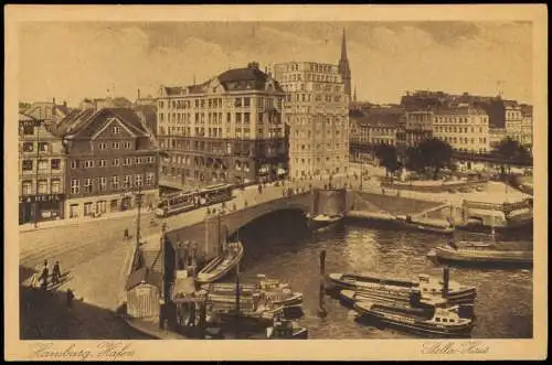 Ansichtskarte Hamburg Hafen, Stella Haus - Dampfer 1926