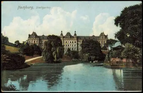 Ansichtskarte Hamburg Stadtgarten 1907