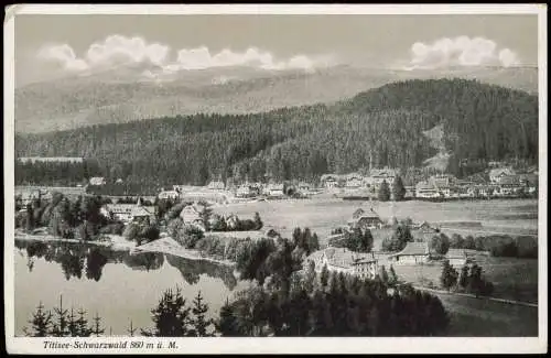 Ansichtskarte Titisee Totale 1940