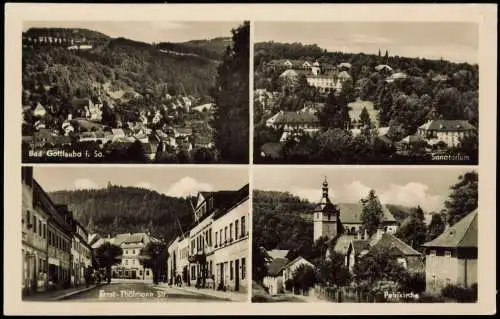 Lot 5 Ansichtskarten Bad Gottleuba-Bad Gottleuba-Berggießhübel Ansichten 1960