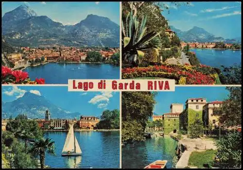 Riva del Garda Lago di Garda RIVA (Mehrbildkarte Ortsansichten) 1981