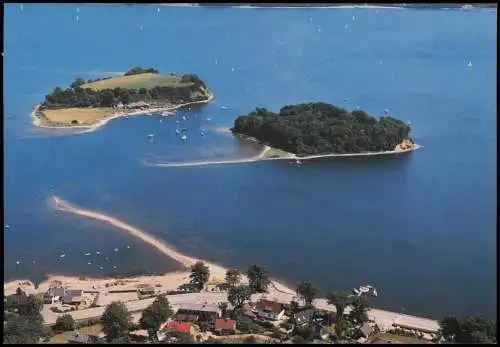 Postcard Sønderhav OKSEØERNE SØNDERHAV Denmark Luftaufnahme 1980