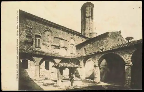 Gubbio GUBBIO Chiesa di S. Francesco Il Chiostro (Kloster Kirche) 1910