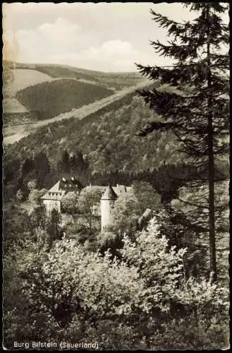 Ansichtskarte Bilstein-Lennestadt Burg Bilstein (Castle View) 1960