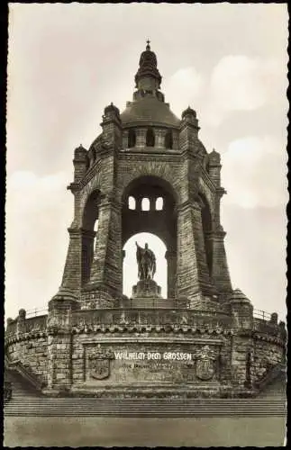 Porta Westfalica Kaiser Wilhelm-Denkmal auf dem Wittekindberg 1960