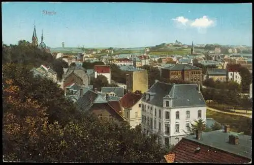 Ansichtskarte Steele-Essen (Ruhr) Panorama-Ansicht, Ortsansicht 1924