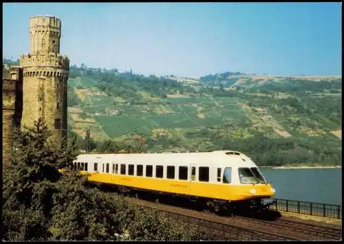 Eisenbahn Zug DB-Lufthansa, elektrischer Schnelltriebwagenzug ET 403 1983