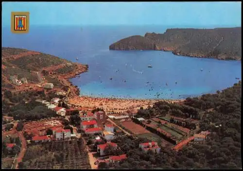 Postale Costa Brava L'ESCALA (Costa Brava) Cala Montgó 1983