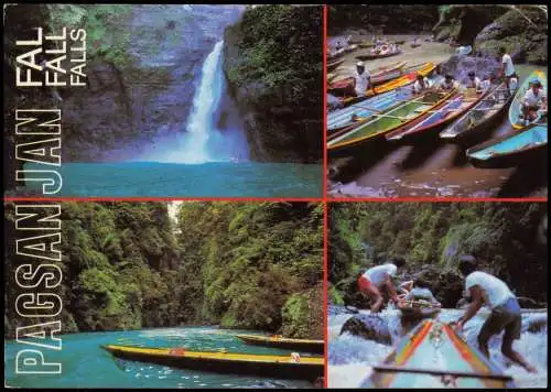 Philippines PAGSAN JAN FAL Philippines Waterfall Wasserfall 1985