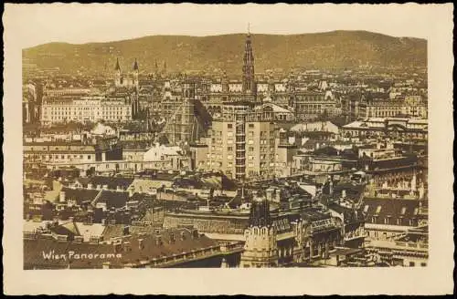 Ansichtskarte Wien Panorama-Ansicht, Stadt-Teilansicht 1930