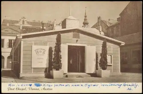 Ansichtskarte Wien Post Chapel Vienna 1955