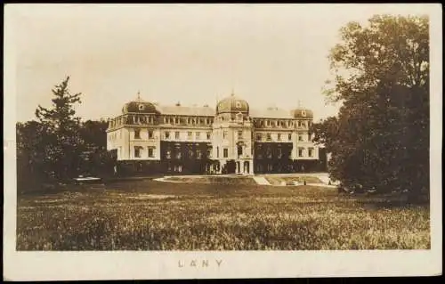 Postcard Lana Lány Schloss Lány (Castle Building) 1938