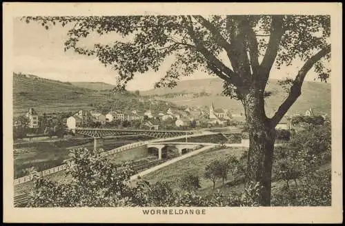 Postcard Wormeldingen Wuermeldeng Stadt b Grevenmacher 1918  gel. Luxembourg