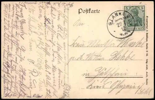 Ansichtskarte Wandlitz Am Forsthause Uetzdorf Liepnitzsee 1912