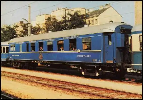 Ansichtskarte  Speisewagen WR 4250 Verband der Eisenbahnfreunde (VEF) 1983