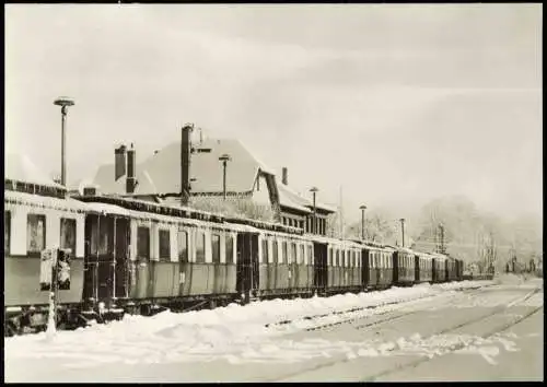 Arendsee Mecklenburg-Vorpommern Kühlungsborn Die Bäderbahn Molli Bahnhof  1980