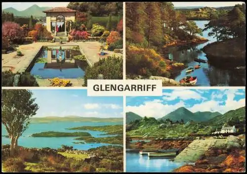 Postcard Glengarriff Mehrbildkarte mit 4 Ortsansichten 1977