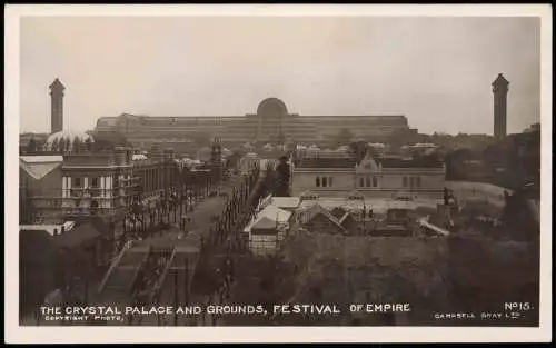 Crystal Palace-London THE CRYSTAL PALACE AND GROUNDS, FESTIVAL OF EMPIRE 1911