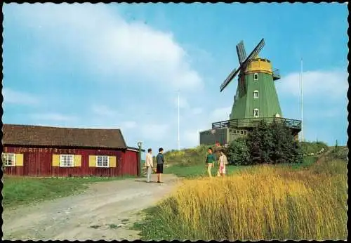 Ansichtskarte  Windmühle Windmill Kungälv 1970