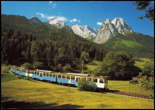 Verkehr & Eisenbahn Zugspitz-Zahnradbahn Garmisch-Partenkirchen Oberbayern 1980