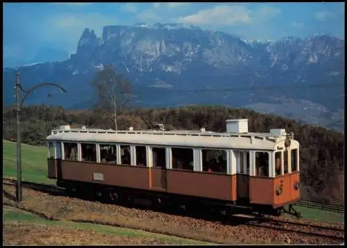 Eisenbahn Rittnerbahn Oberbozen  Klobenstein, elektrischer Triebwagen 1982