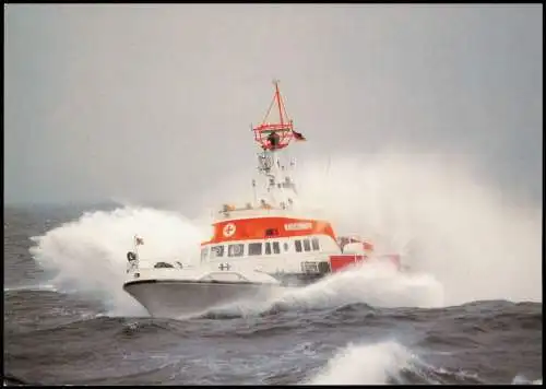 Seenotkreuzer mit Tochterboot der 23 m-Klasse EISWETTE FRITZ BEHRENS 1980