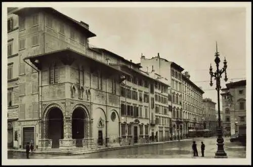 Cartolina Florenz Firenze Piazza S. Giovanni Loggetta del Bigallo 1920