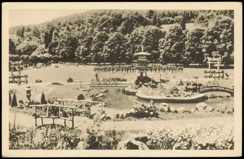 Luhatschowitz Luhačovice Japonská zahrádka japanischer Park 1938