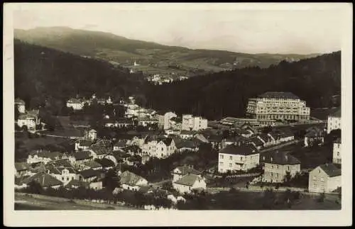 Postcard Luhatschowitz Luhačovice Blick über die Stadt 1939