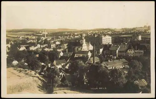 Postcard Neupaka Nová Paka Stadtblick 1938  b. Königgrätz