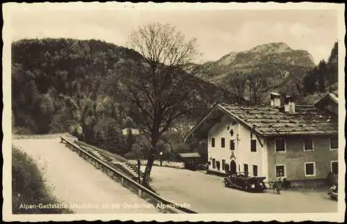 Schneizlreuth Alpen-Gaststätte Mauthaus an der Deutschen Alpenstraße 1938