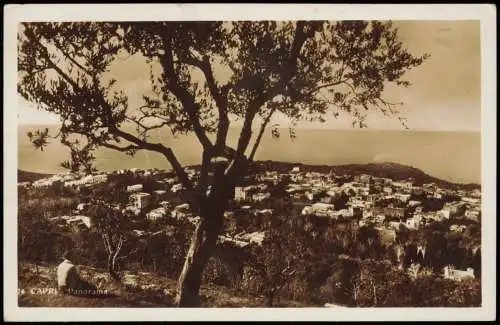 Cartolina Capri Panorama - Fotokarte 1938