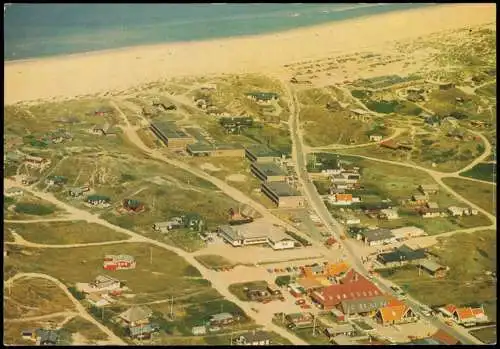 Postcard Henne Strand Luftaufnahme Süddänemark Danmark 1979