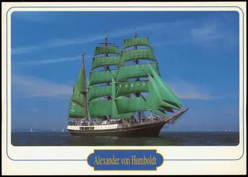 Segelschiff Schiff Alexander von Humboldt Sailing Ship Schiffsfoto-AK 1980