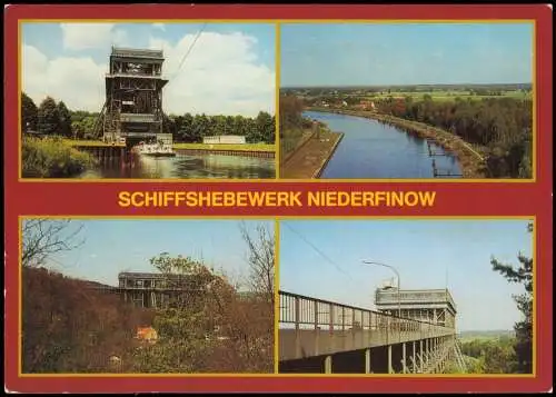 Niederfinow Ansichten vom Schiffshebewerk 1986