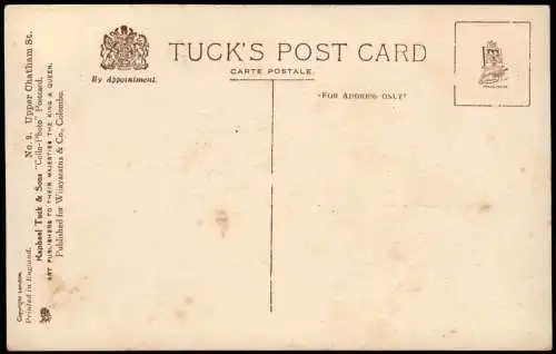 Postcard Colombo Upper Chatham Street 1911  Ceylon Sri Lanka