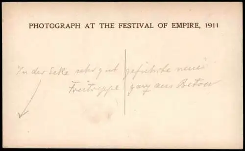 Crystal Palace-London View from the royal box - Festival of Empire 1911