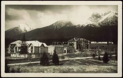 Postcard Matlarenau-Vysoké Tatry Tatranské Matliare Stadtpartie 1928