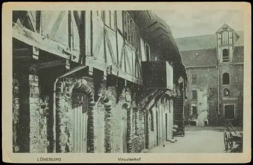 Ansichtskarte Lüneburg Visoulenhof 1914