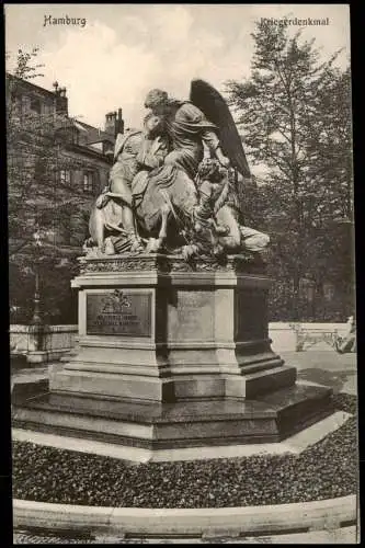 Ansichtskarte Hamburg Kriegerdenkmal 1910