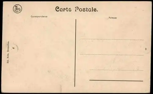 Postkaart Brüssel Bruxelles Manneken Pis (in Kleidung) 1910