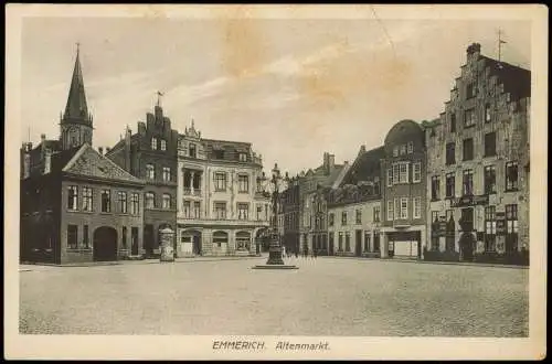 Ansichtskarte Emmerich (Rhein) Altenmarkt 1915