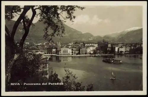 Cartolina Riva del Garda Panorama dal Paradiso 1931