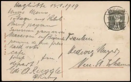 .Schweiz Churfirstengebiet, Hag-Hütte Sekt. Toggenburg S.A.C. 1919