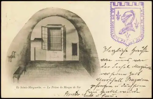 CPA Cannes Ile Sainte-Marguerite. La Prison du Masque de Fer 1902