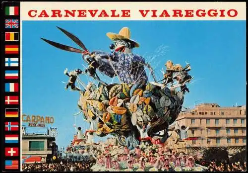 Viareggio CARNEVALE DI VIAREGGIO "RAMI SECCHI" di Arnaldo Galli 1970