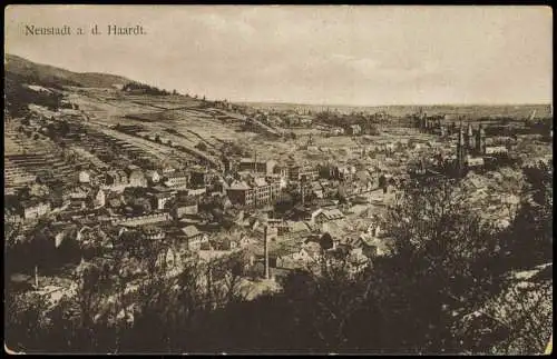 Neustadt an der Weinstraße Neustadt an der Haardt Stadtblick 1915