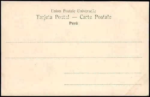 Postcard Lima Escuela de Medecina 1911  Peru