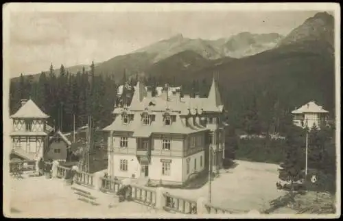 Tschirmer See-Vysoké Tatry Štrbské Pleso (Csorbató) Villa Jana Tatra Tatry 1926