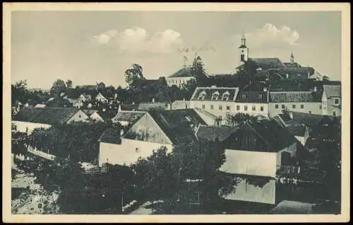 Postcard Tremles Strmilov Stadtpartie 1932